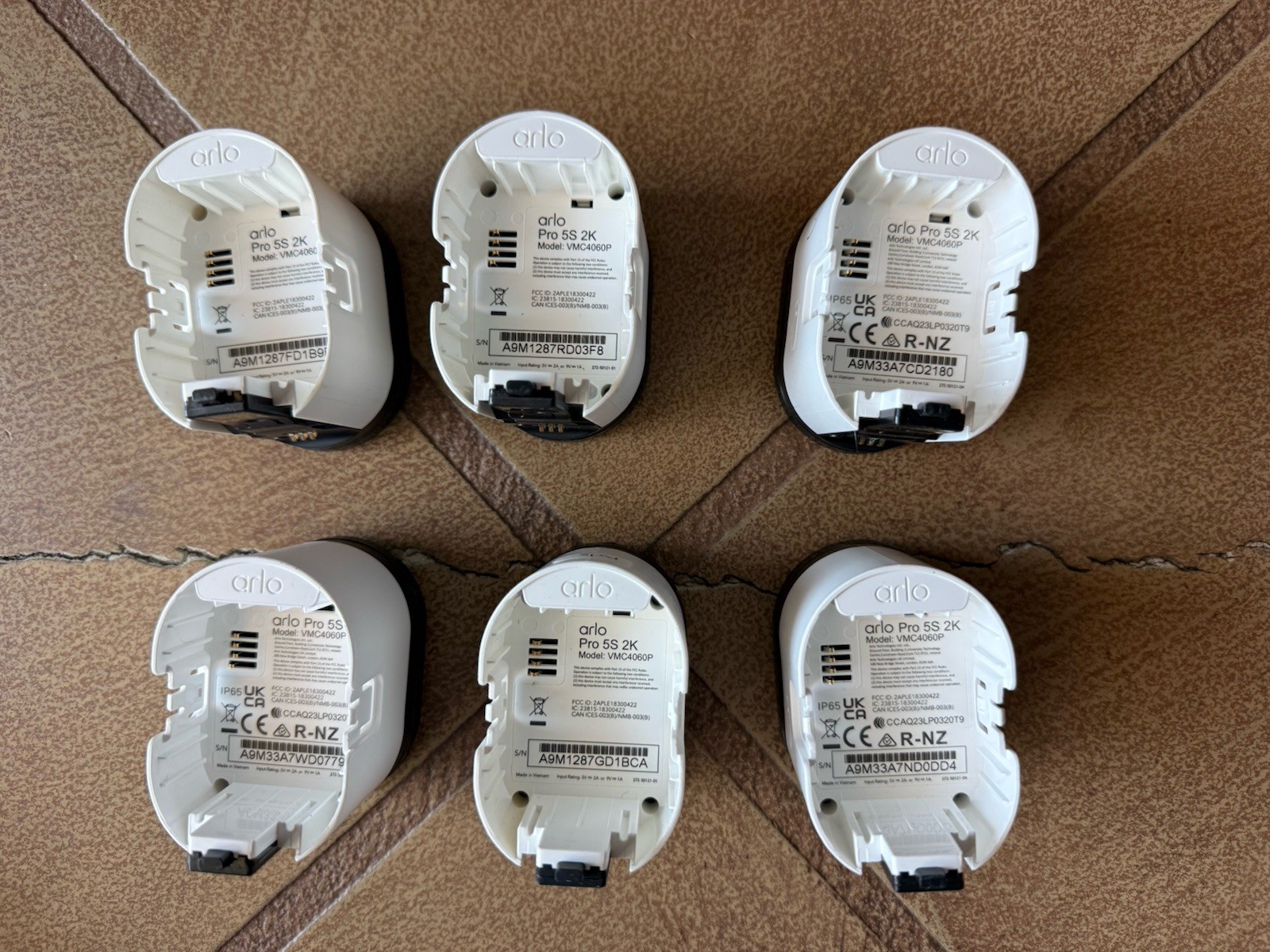 (6) Arlo Pro 5S 2K Security Camera Bundle with Accessories