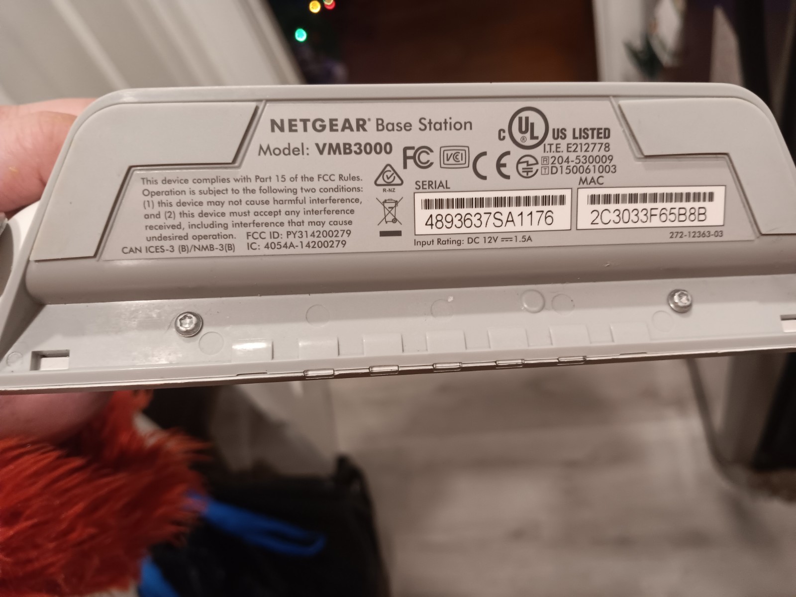 Netgear Arlo Base Station VMB3000 For Security Cameras No Cord Fast Ship