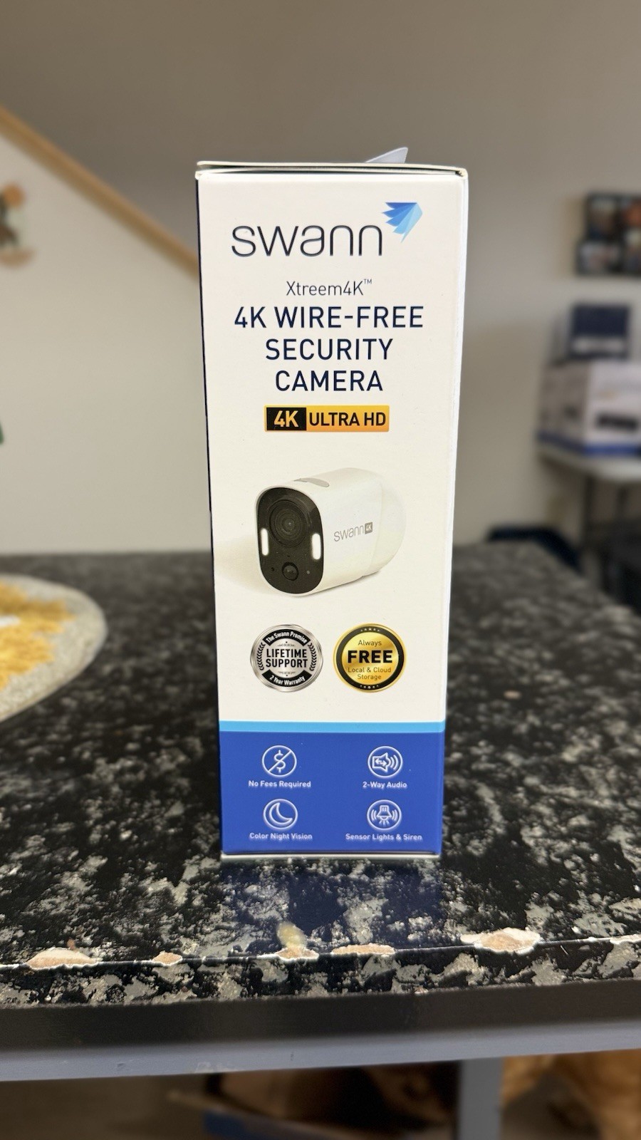 Sealed | Swann | Xtreem4K | Security Camera | Wire Free | 32 GB Micro SD