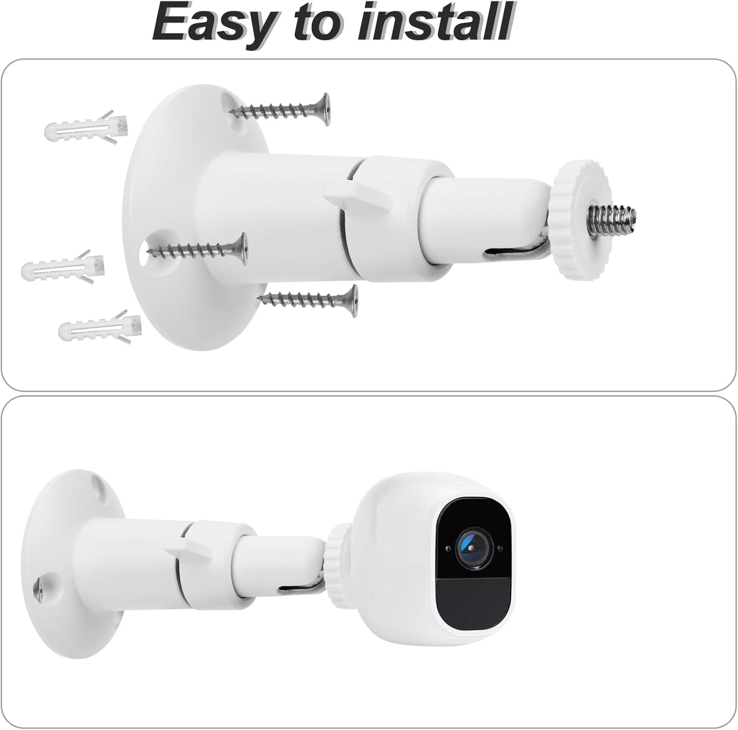 4 Pack Security Camera Wall Mount for Arlo Pro 2/3/4/5, Arlo Ultra/Ultra 2, Arlo