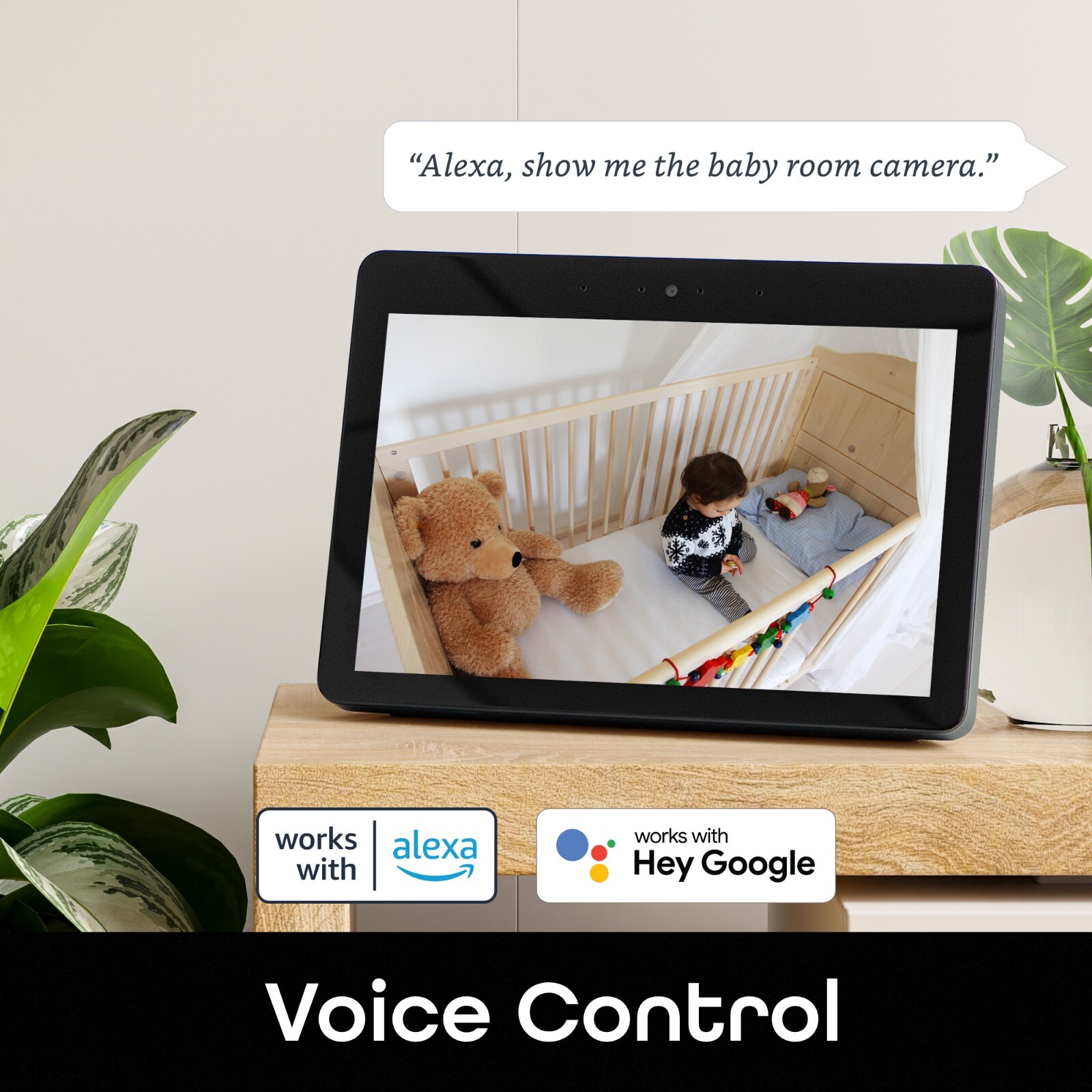 Geeni LOOK 1080p HD Wi Fi Indoor Security Camera with Voice Control
