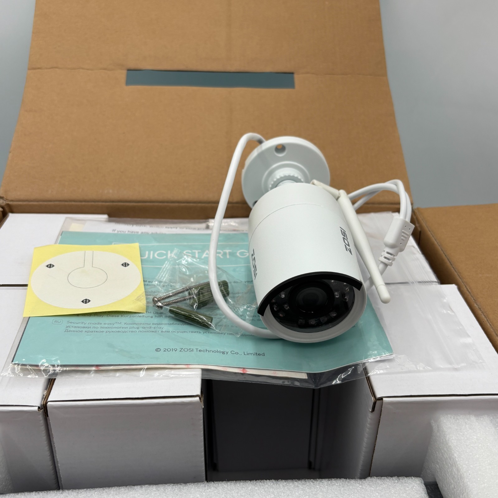 ZOSI 5MP 8CH NVR 4MP PoE Security Bullet IP Outdoor Camera System Audio 2TB HDD