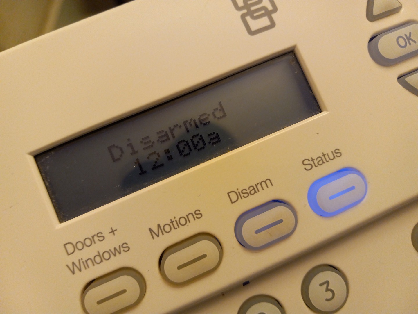 Frontpoint Security System Unit Powers On Nicely – Works – Disarmed