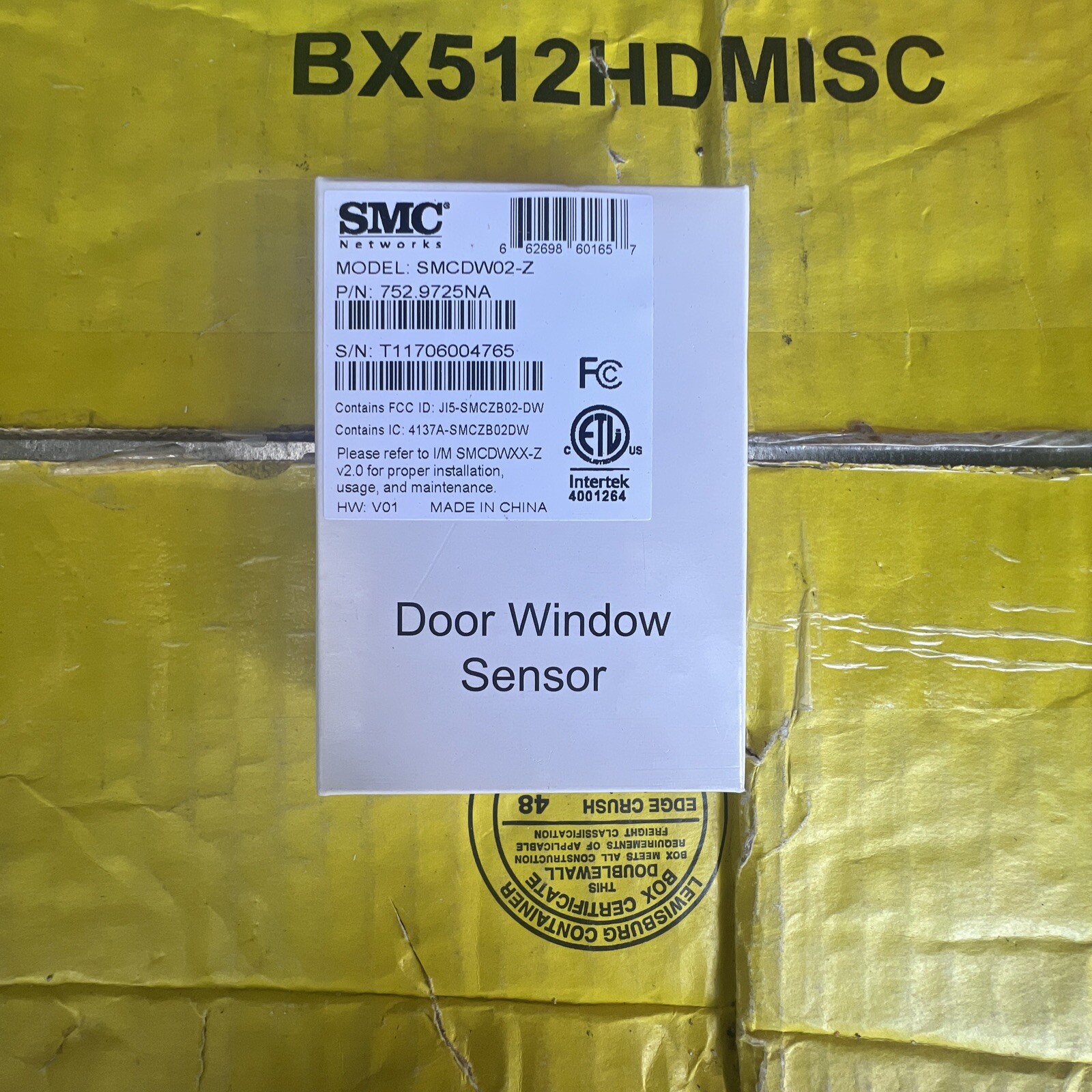 NEW! SMCDW02-Z z wave zigbee Door Window Sensor SMC Networks Xfinity