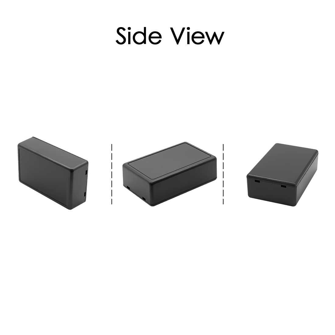LeMotech 5 Pieces Plastic Project Boxes 3.1″ X 2.0″ X 1.0″(5pc), Black