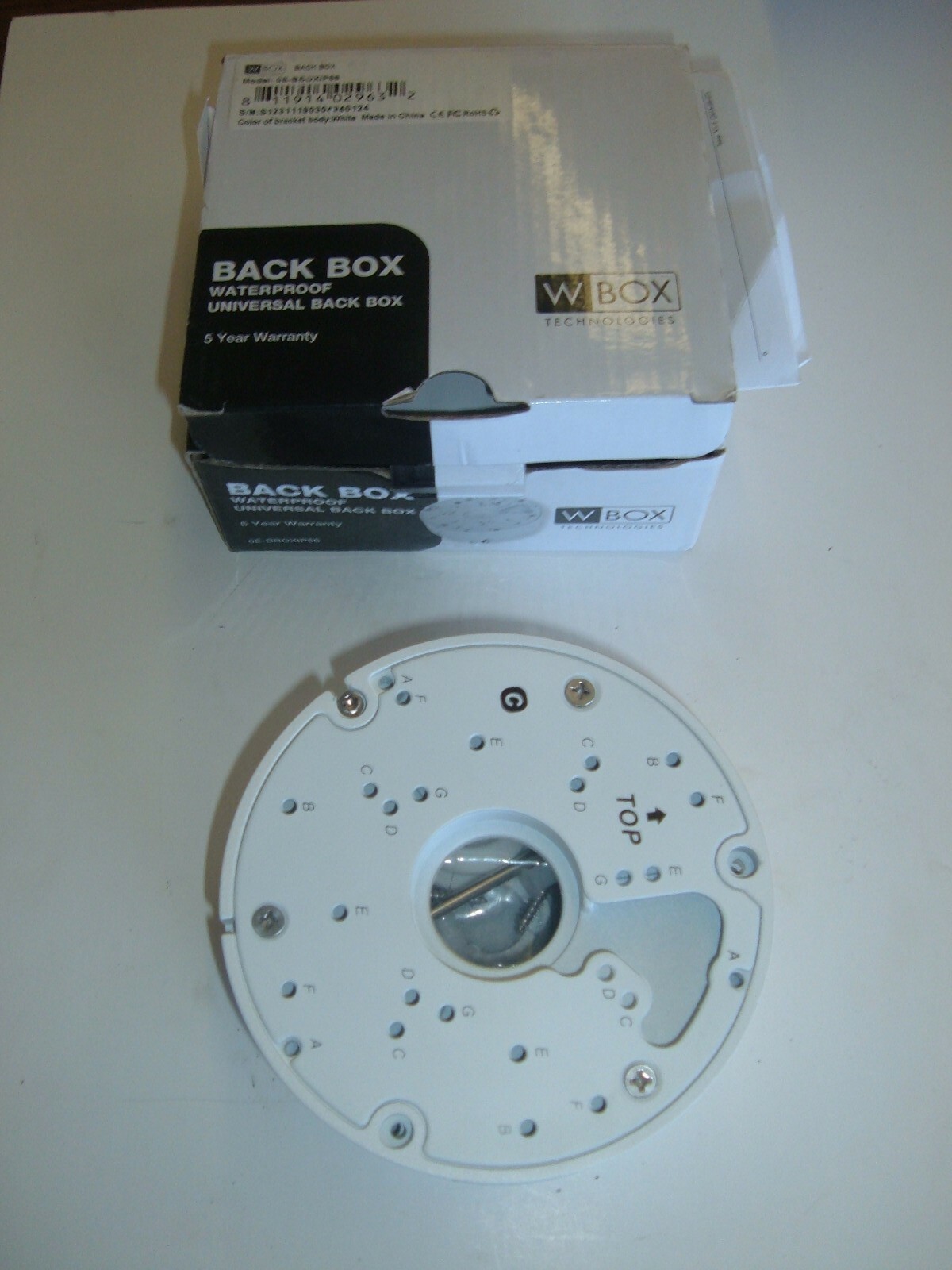 W BOX IK 10/ Multiple Camera Back BOX OE-BBOXIP66 NOS SN-CBK646D