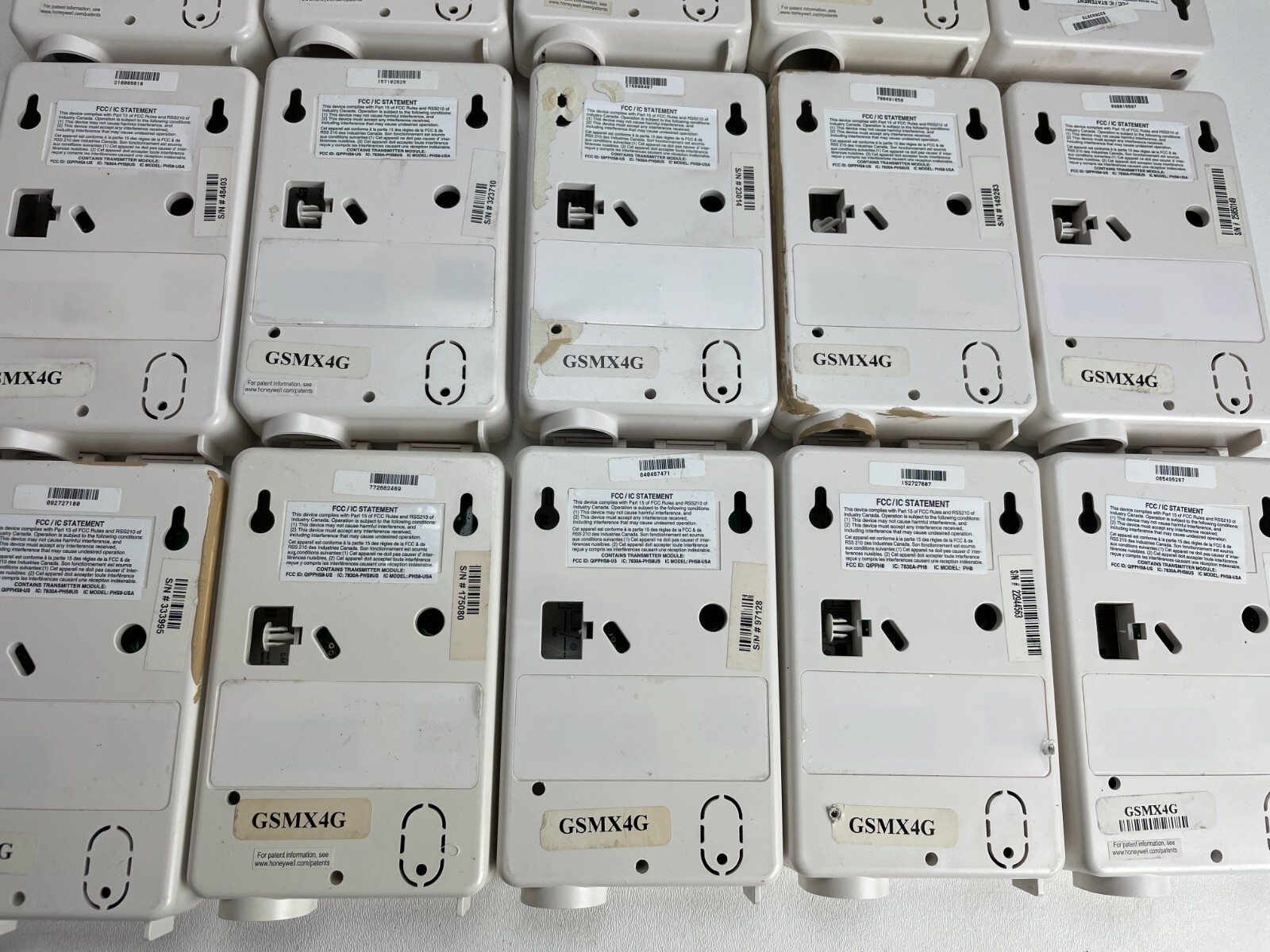 Lot of 20 Honeywell GSMX4G – AlarmNet Cellular Alarm