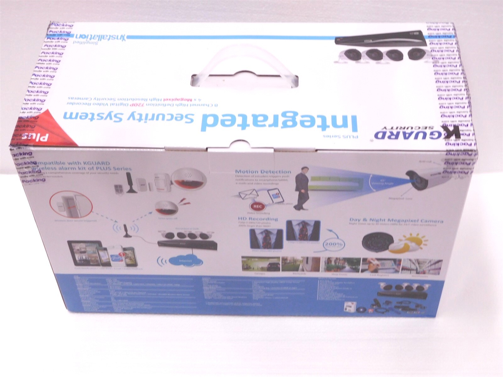 KGuard EL831 1TB Easylink Plus 1MP 8CH 4 Cameras CCTV Security System (S19)