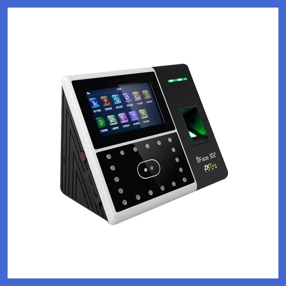 iFacial+ Finger TCP/IP Biometric Fingerprint Time Clock Access Control /iface302