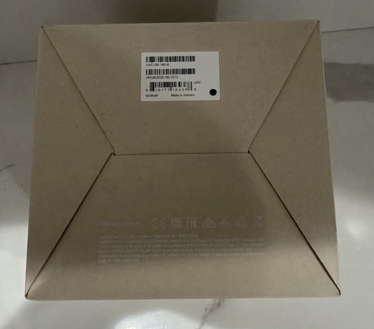 Ubiquiti G6 180 UVC-G6-180-B Black – Brand New – Sealed in Hand FAST SHIP Unifi