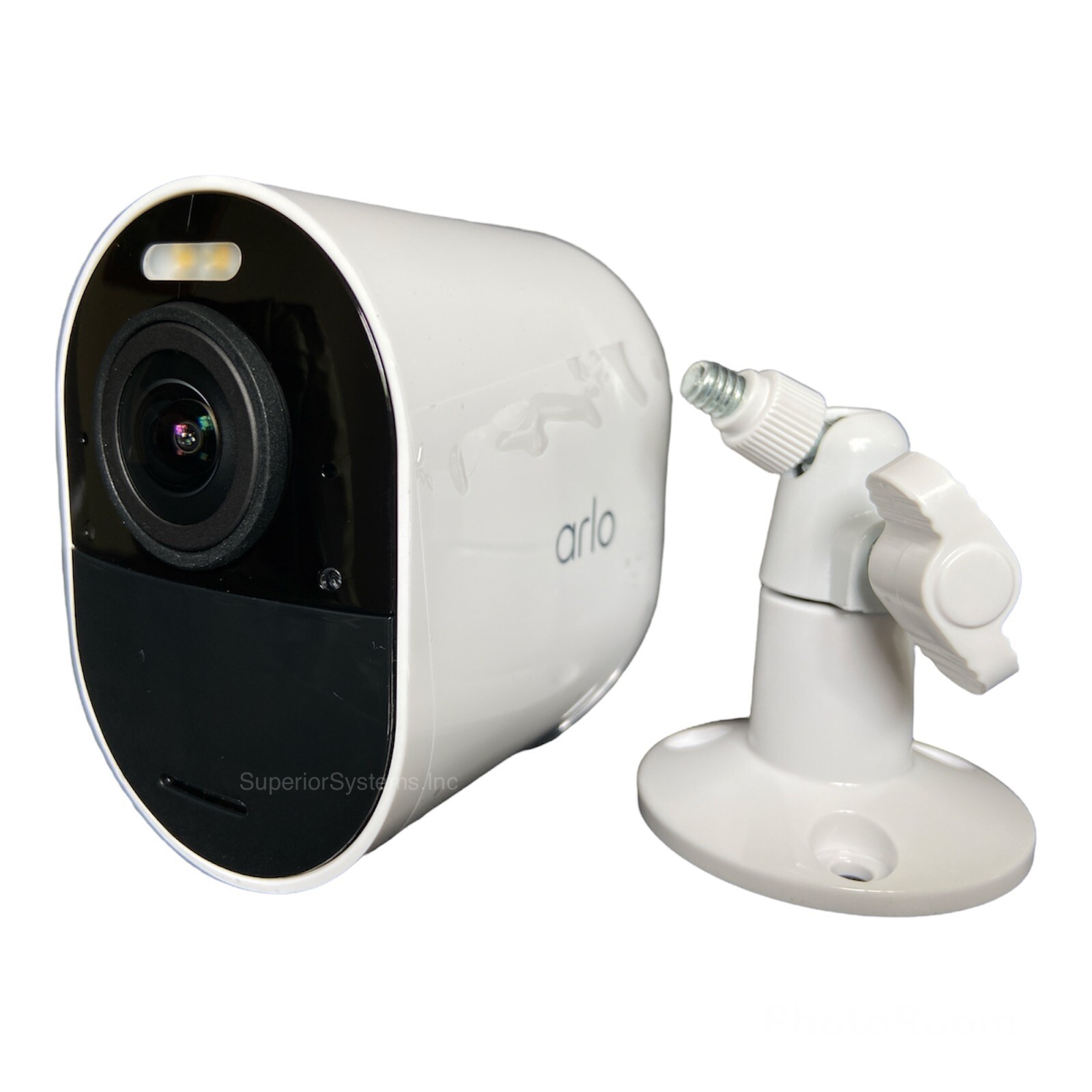 Arlo Ultra 2 White Wireless Add On 4K Security Camera with Color Night Vision