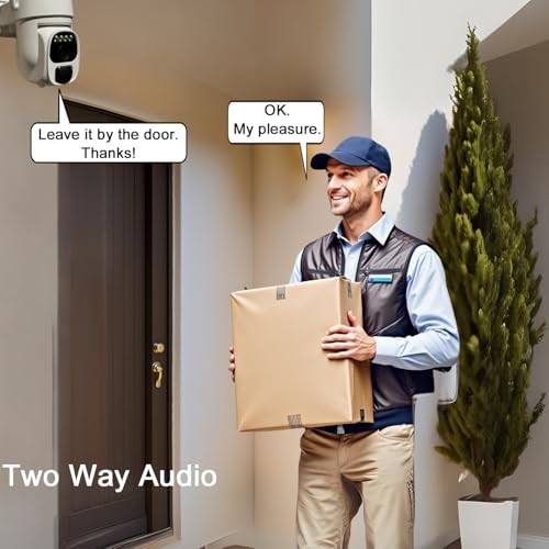 Solar Security Camera Wireless Outdoor, 3W Solar Panel, 360° Pan Tilt Solar
