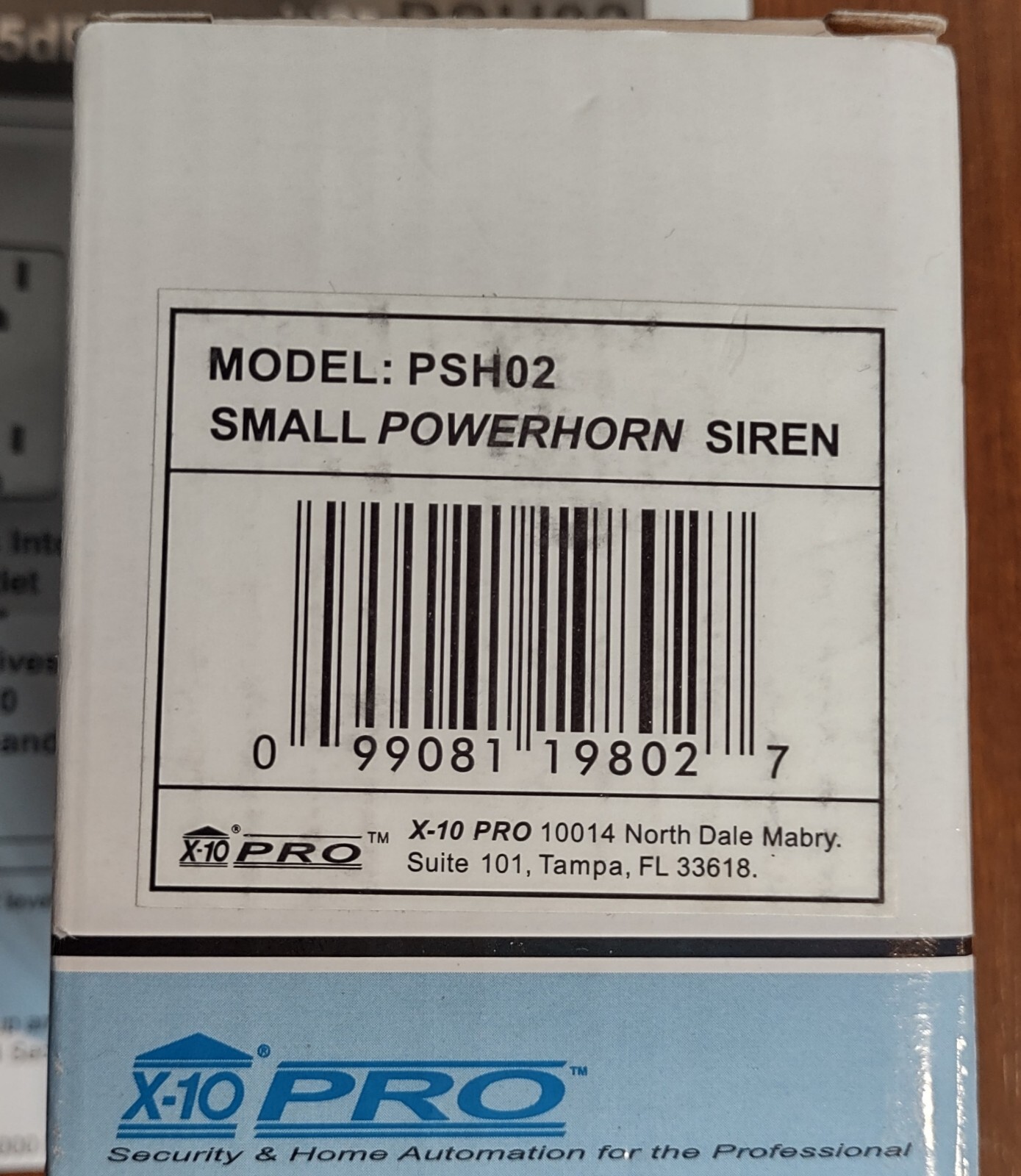 PSH02 X-10 PRO Home Security Small PowerHorn Siren