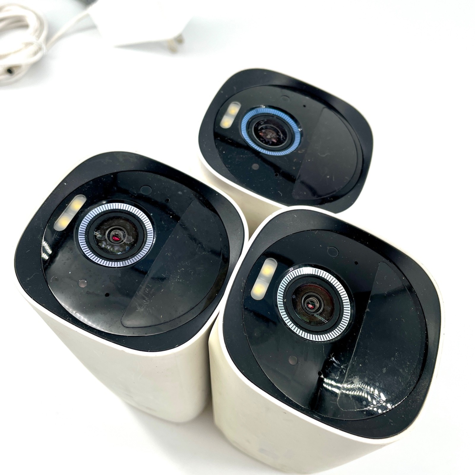 EufyCam 3, 3-Outdoor Wireless 4K Solar Powered Security Cameras w/ HomeBase 3