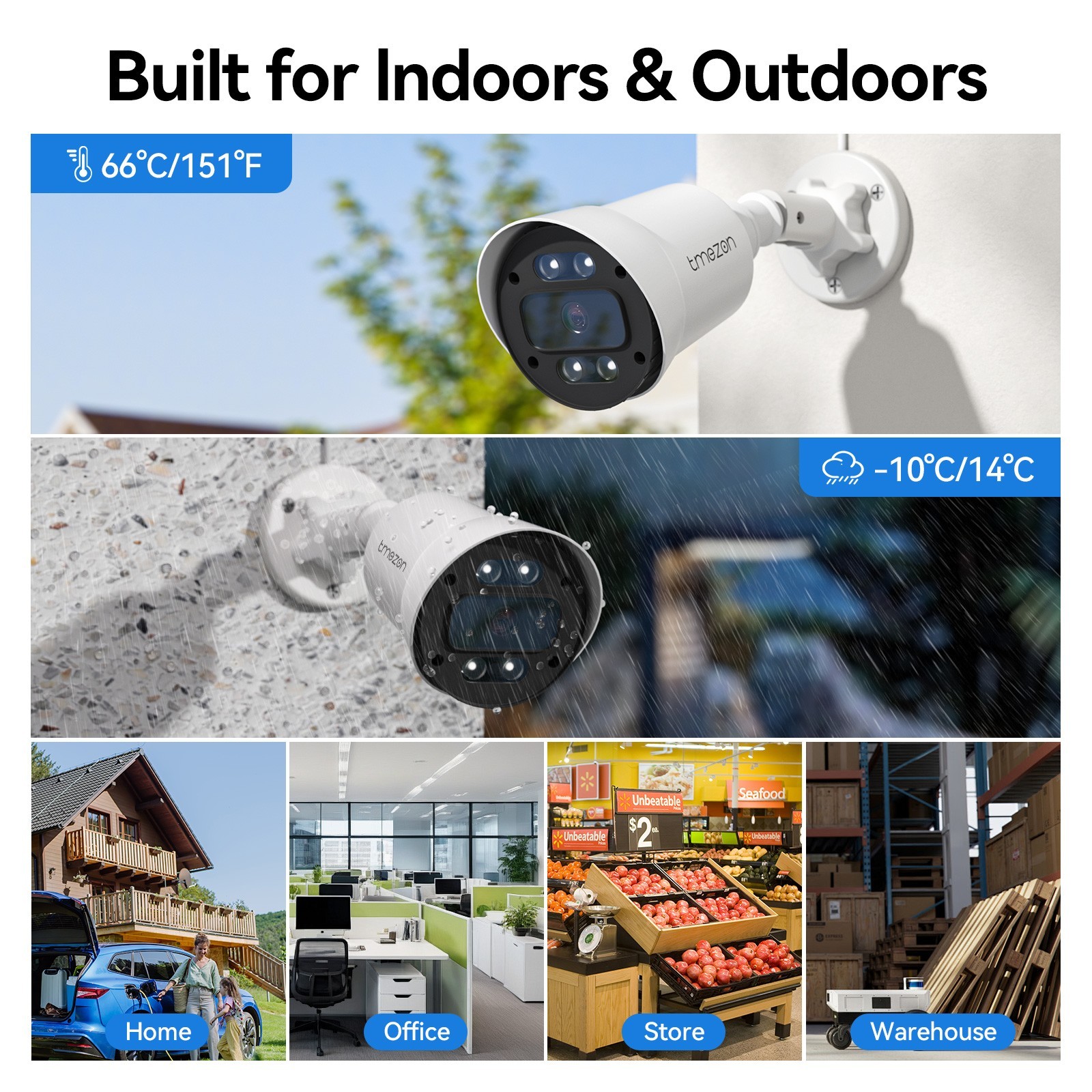 5MP Security Camera System Lite CCTV 8CH DVR HD Outdoor Waterproof Home Security