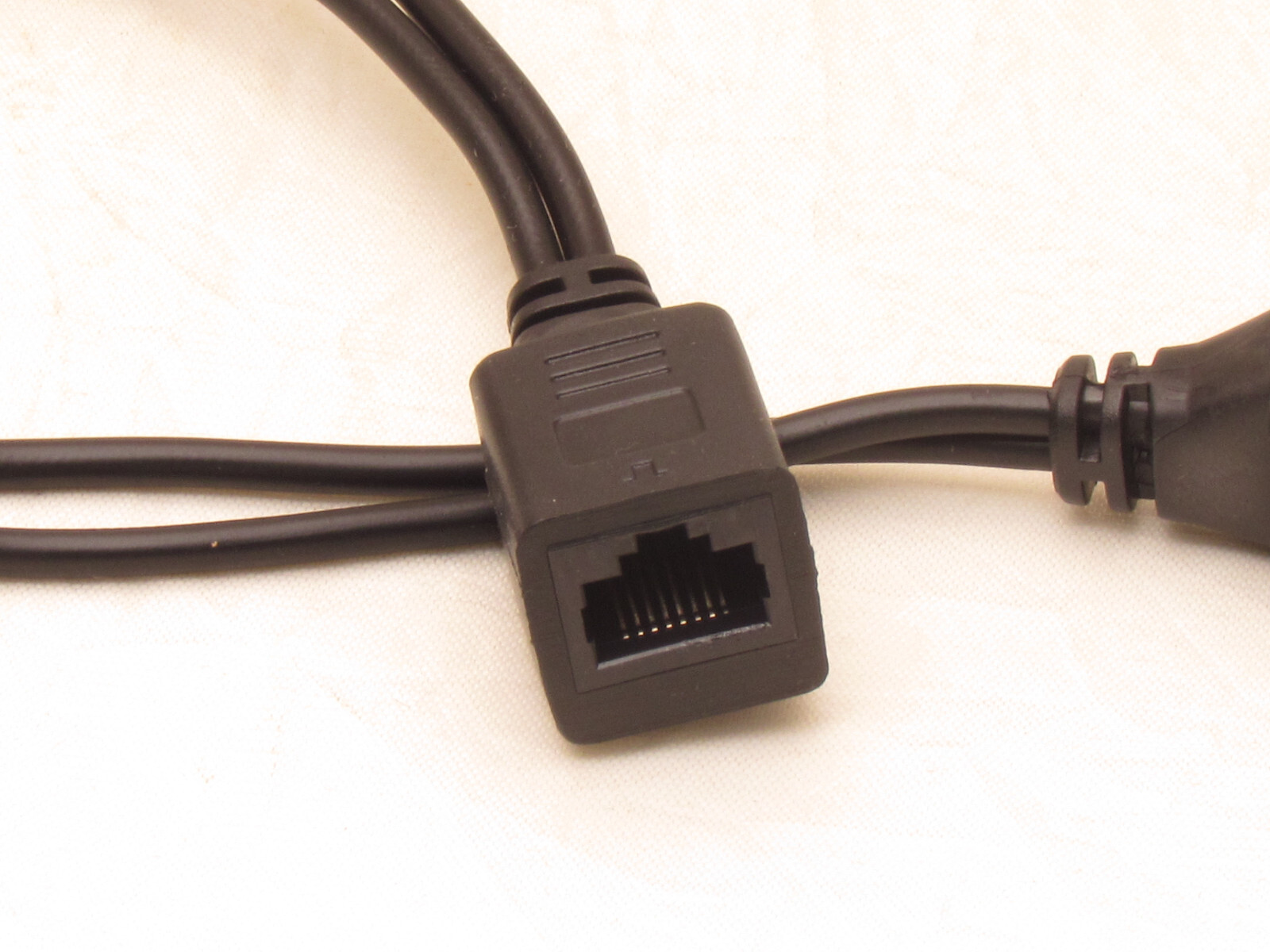 1 Pair IP Camera Power Over Ethernet Passive PoE Injector Splitter Cable RJ45