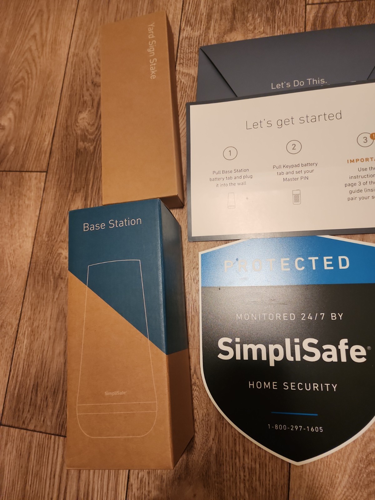 SimpliSafe Gen 3 Home Security System Bundle – Base Station Keypad Camera Sensor