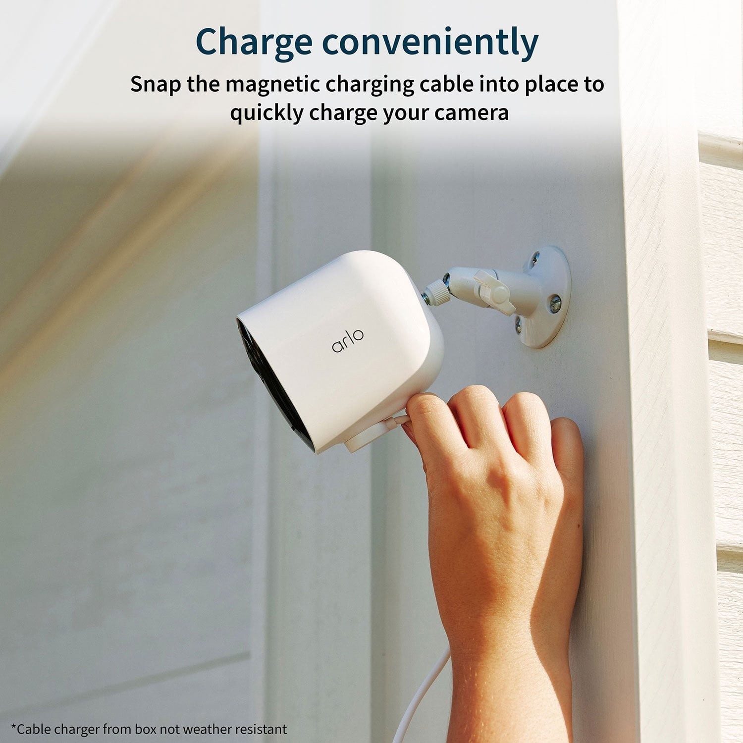 Arlo Pro 5S 2K Spotlight Camera 3 Cameras & 1 Solar Panel – White (VMK4360P)
