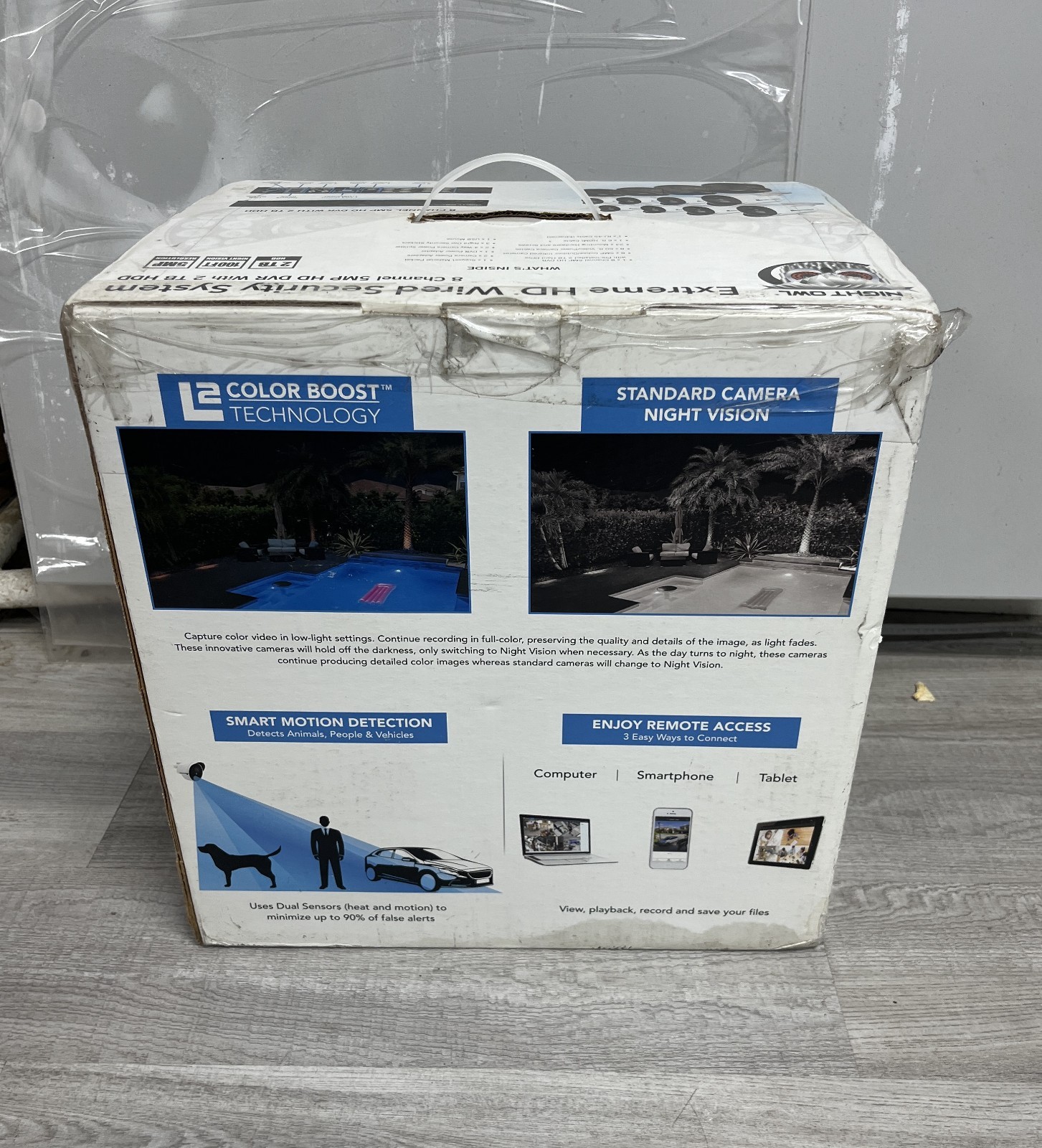 EXTREME HD Wired Security System with 2TB HDD 8-Channel 5MP NIGHT OWL