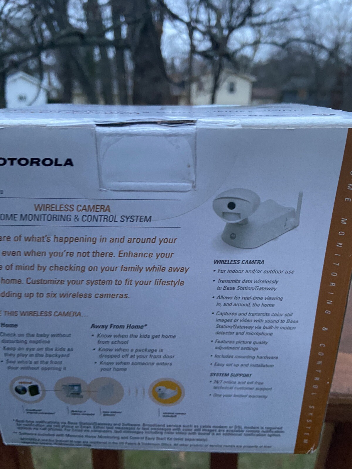 Motorola HMWL-1010 Home Monitoring & Control System Wireless Camera NEW Sealed