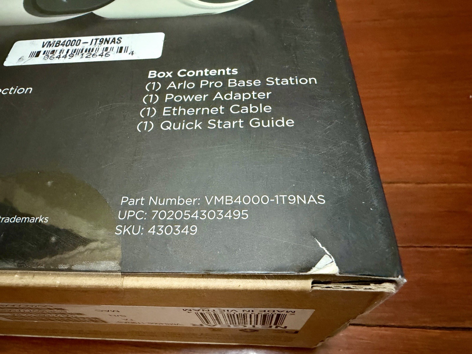 NETGEAR Arlo Pro VMB4000 Security Base Station W/ Ethernet & Power Cable Sealed