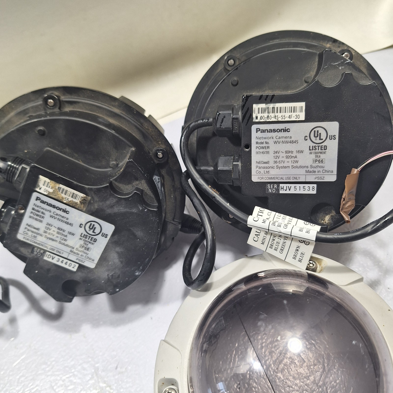 Lot Of 2 Panasonic WV-NW484S IP Camera