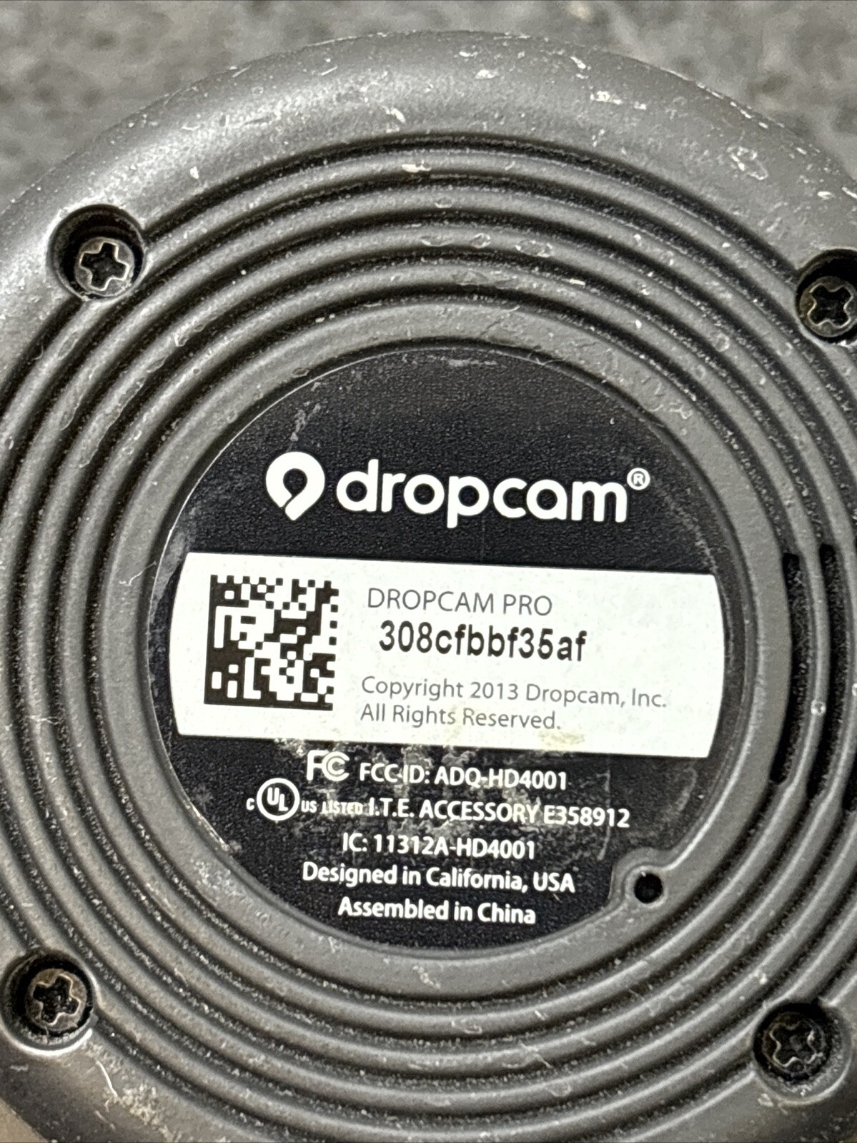 Nest Dropcam Pro Security Camera + Cord + Stand Drop Cam