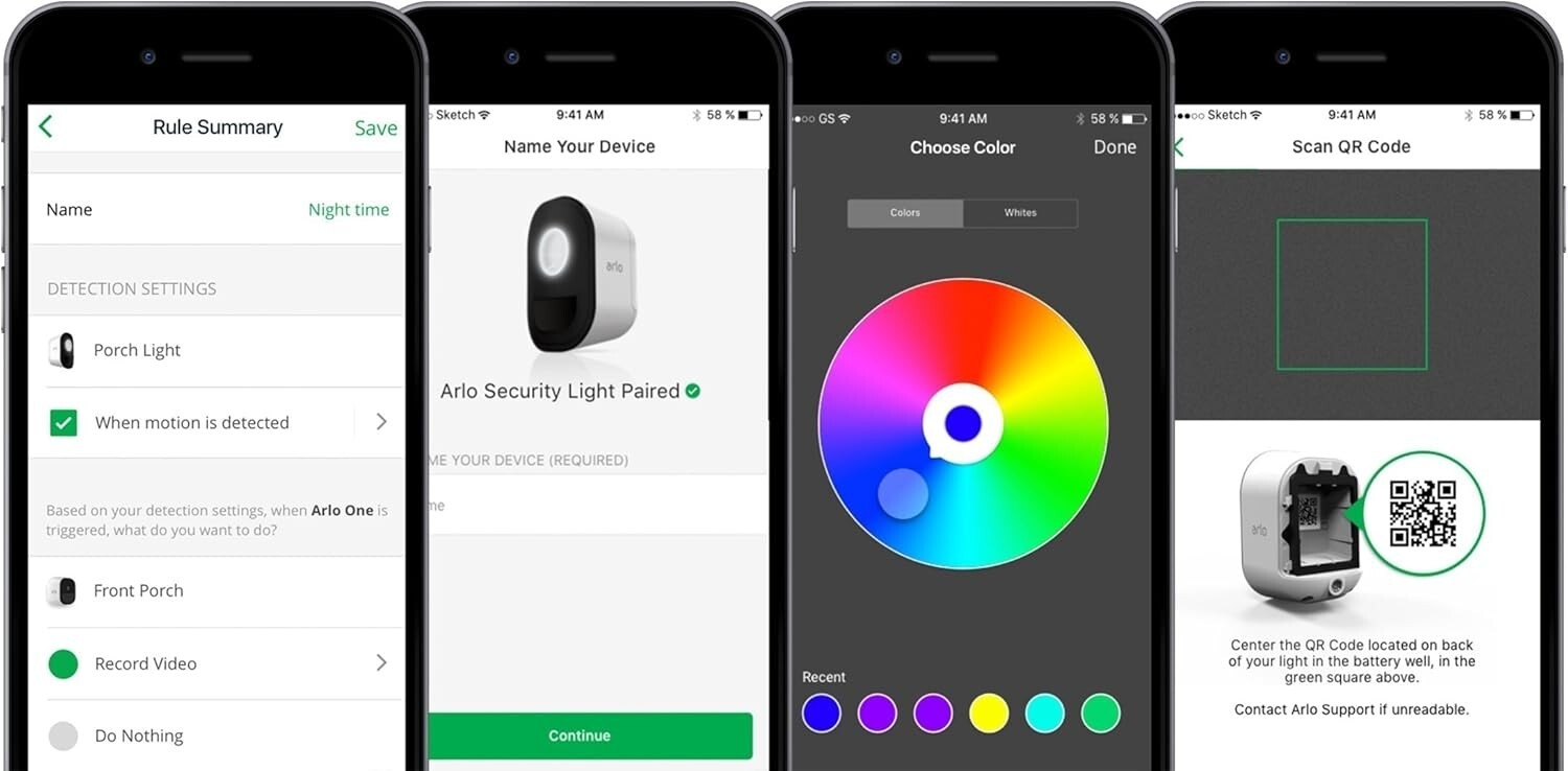 Genuine Arlo Motion Alert Security Smart Light AL1101