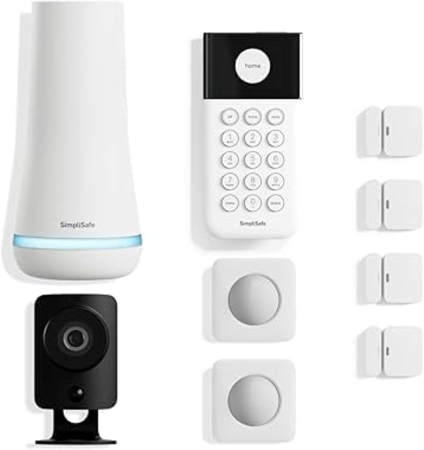Simplisafe 9 Piece Wireless Home Security System W/Hd Camera – Optional 24/7 Pro