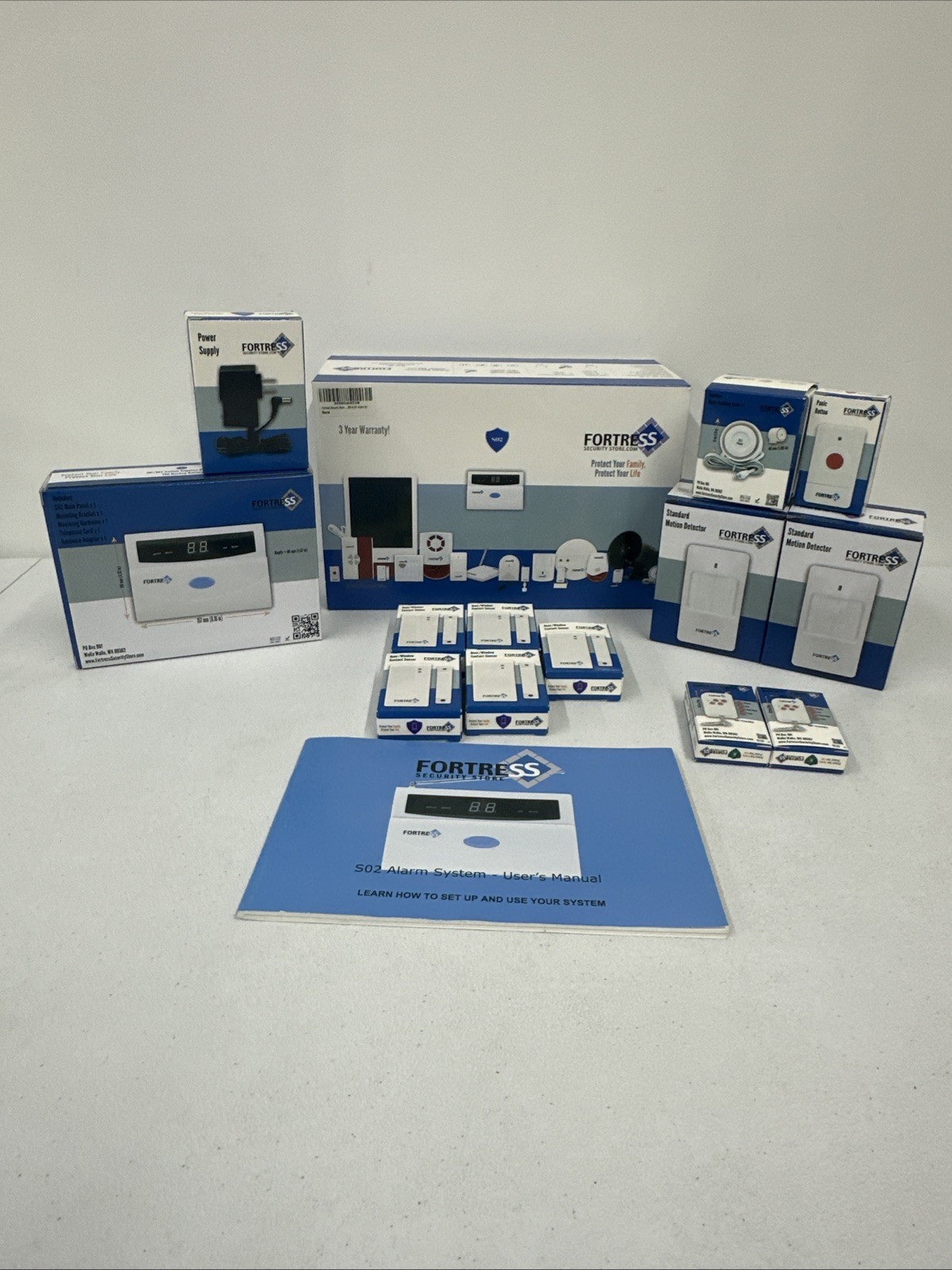 Fortress Security Store S02 Wireless Home Security Alarm System