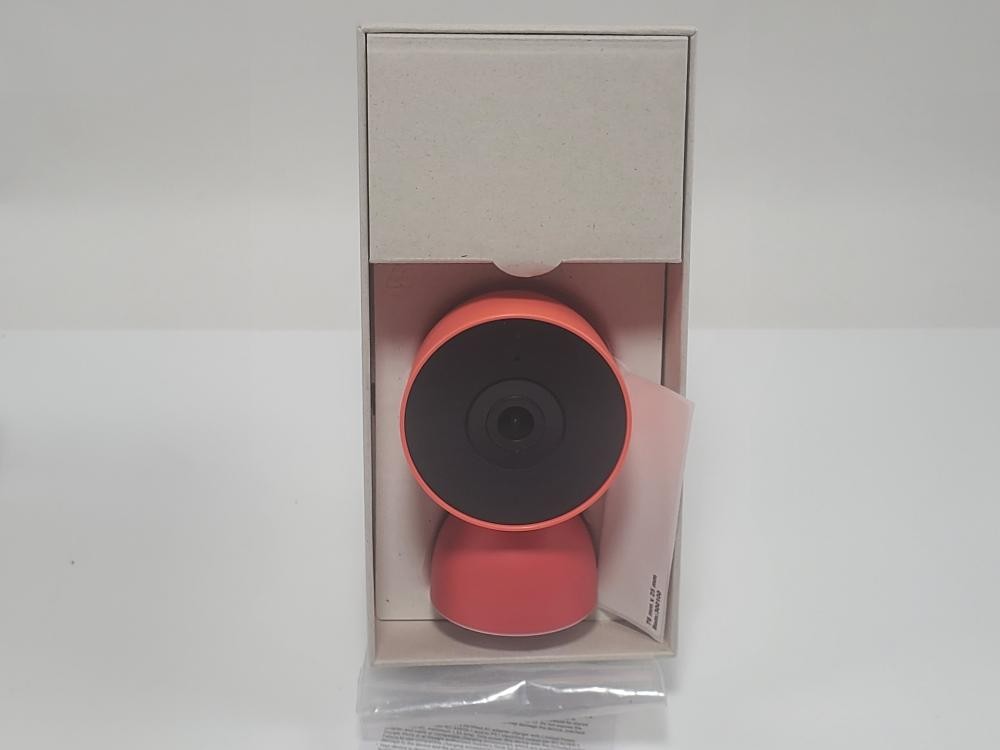 Google Nest Cam Indoor 3rd Gen Wired 2K Security Camera Berry