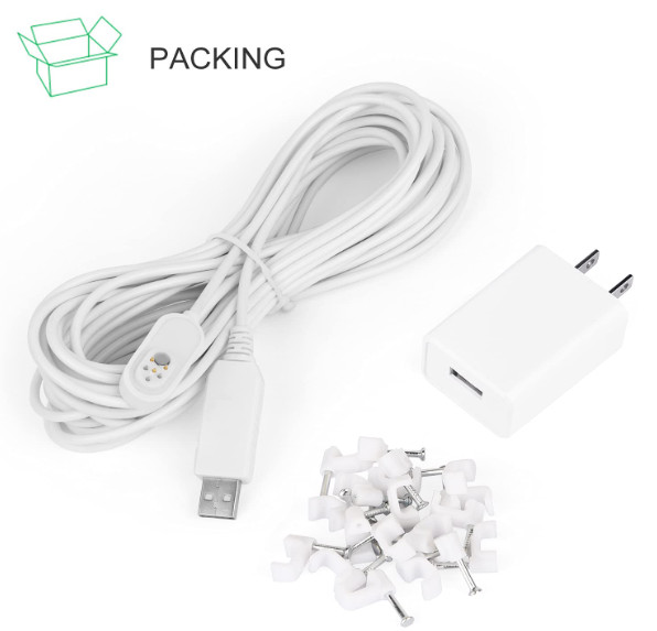 Arlo Camera Charger Outdoor&Indoor, Power for Arlo Pro 3, Arlo Pro 4, Arlo Ultra