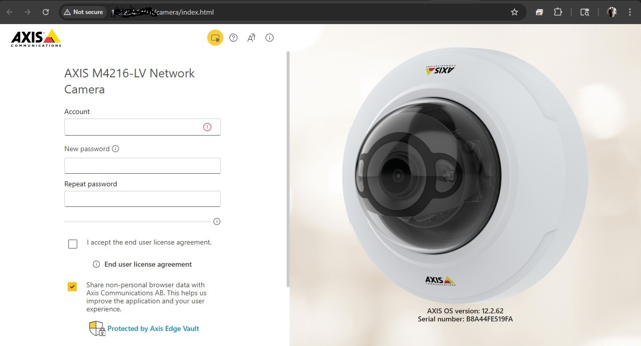 AXIS M4216-V Dome Camera in Excellent conditions