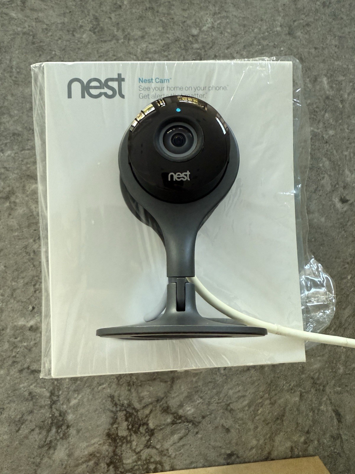 Google Nest Cam Indoor Security Camera A0005 1st Gen w/ Box & All Accessories