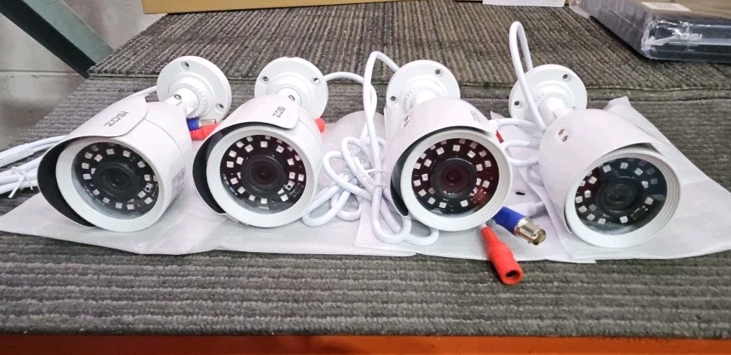 Zosi 8MM-252W4S-00-US DVR Video Surveillance System with 4 Cameras & H.265+ DVR