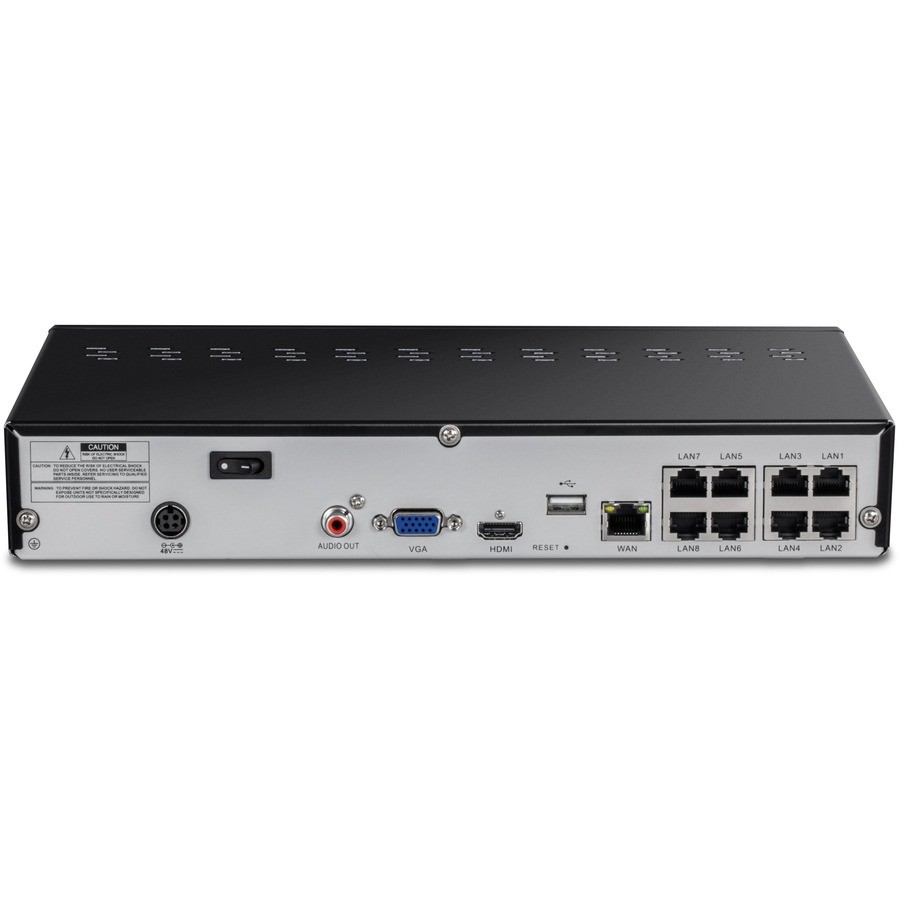 Trendnet TV-NVR1508 8-Channel 4K PoE NVR 12TB Rackmount