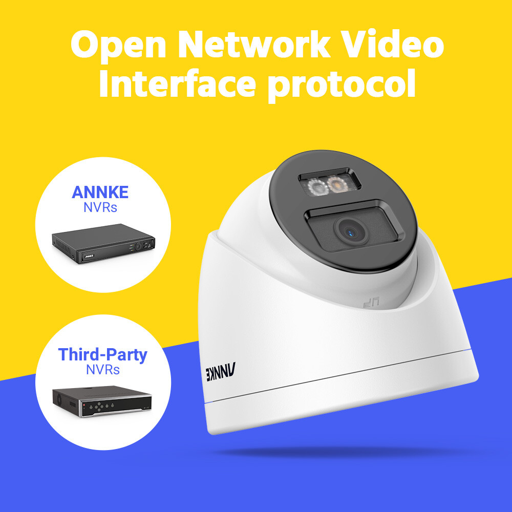 ANNKE 4K Security IP Camera 8MP Audio Recording C800 Human Detection Color Night