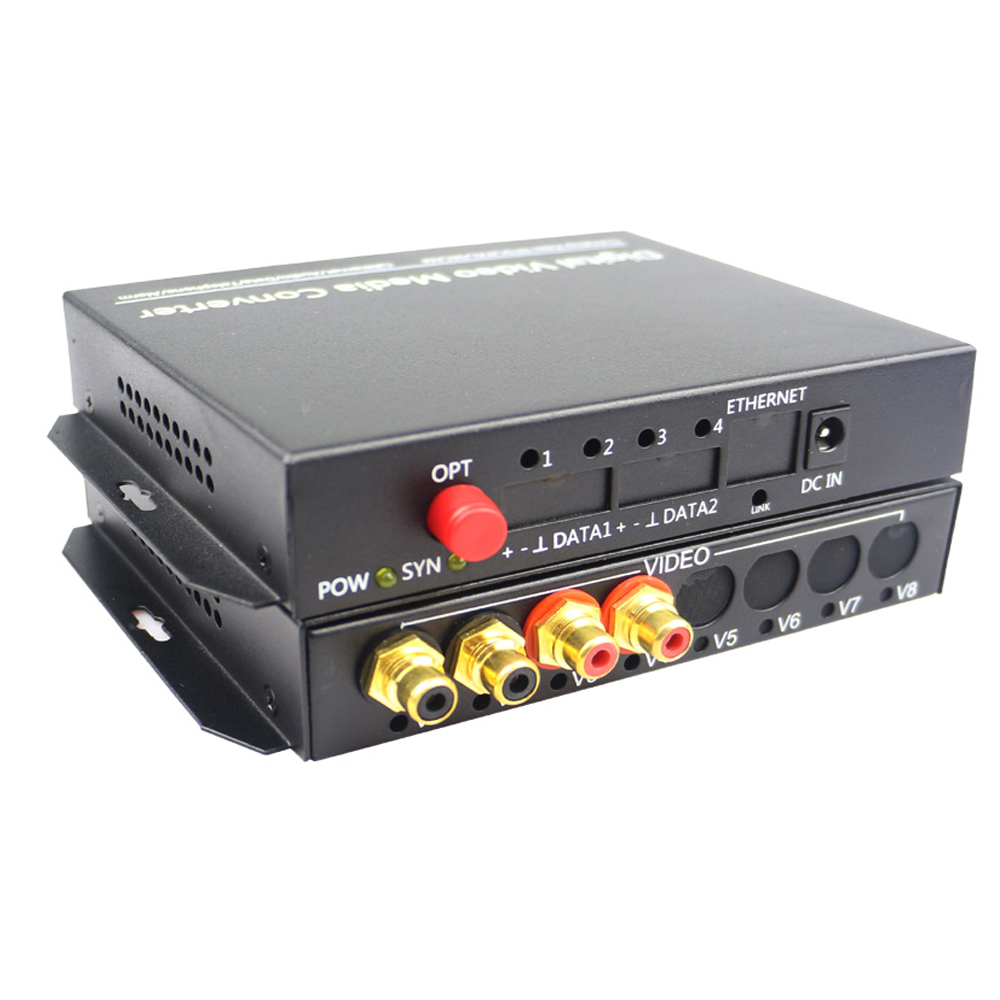 2CH Bi-directional Two way Hi Fi Audio Fiber Optic Optical Converter Broadcast