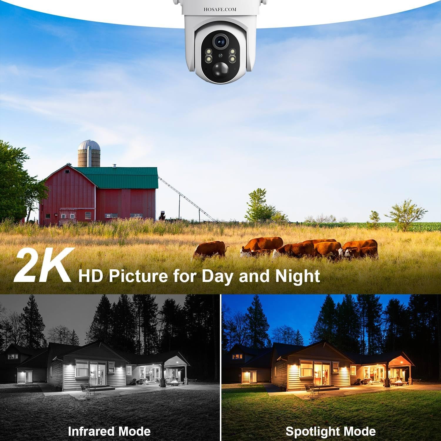 No WIFI Security Camera Internet Needed, Free Cloud Storage, 4G LTE…