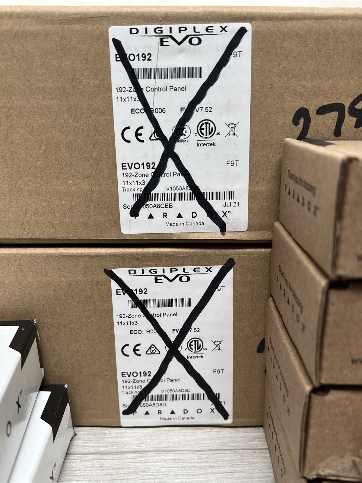 Lot Of Paradox Security Parts (see pictures and details)
