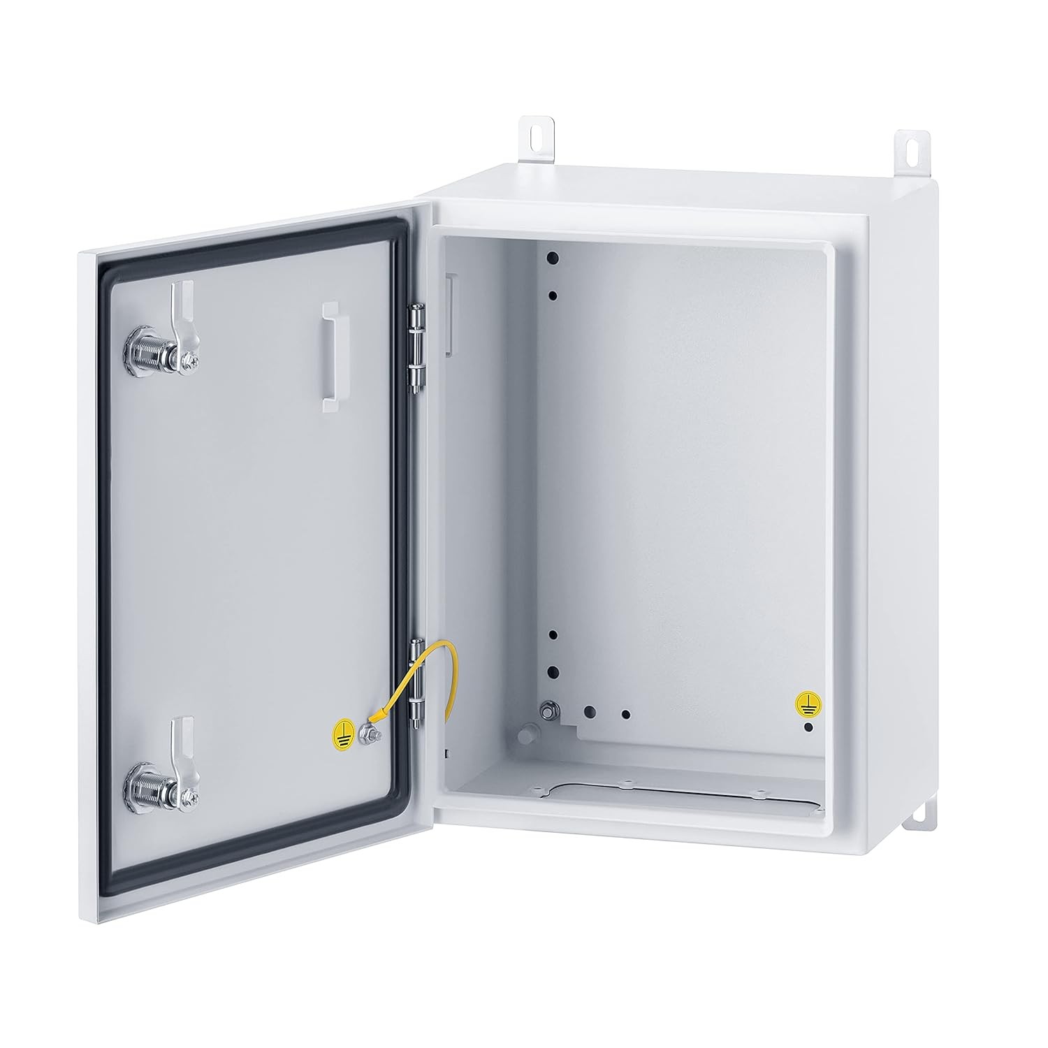 IP65 Weatherproof Metal Box 16" x 12" x 8", Silver