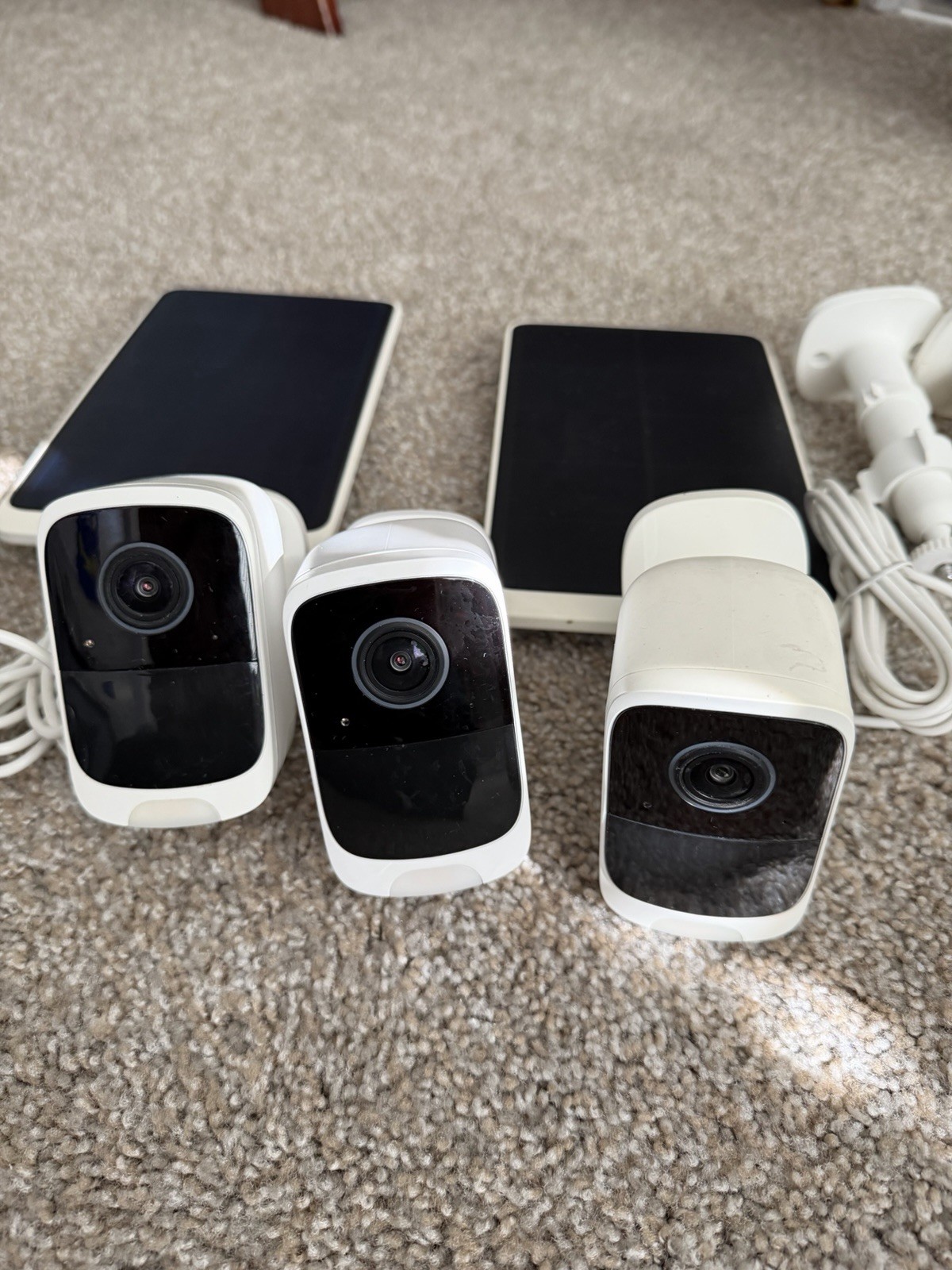 Safemo 4 Camera Set 4K Security Cameras Wireless Outdoor/Indoor, Battery Cameras