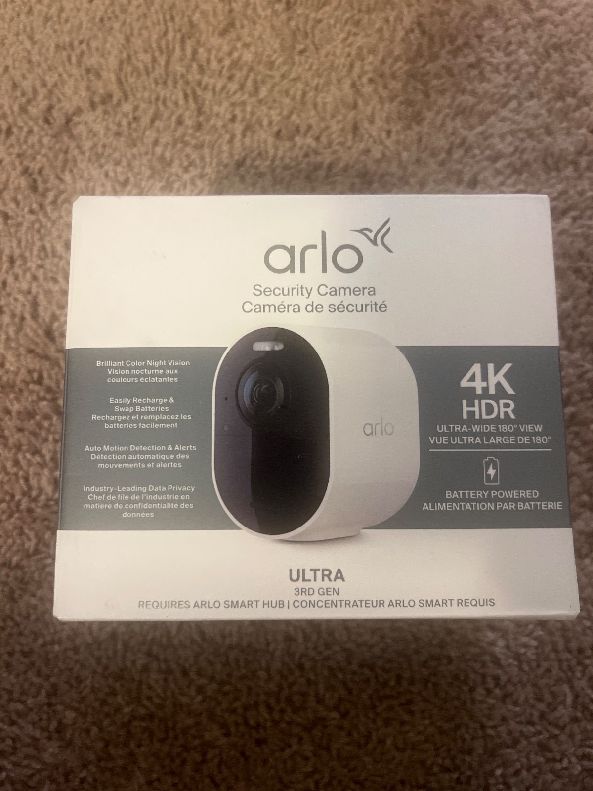 Arlo Ultra Add-On Security Camera 4K HDR (3rd Gen, 2025 Release) – Requires Smar