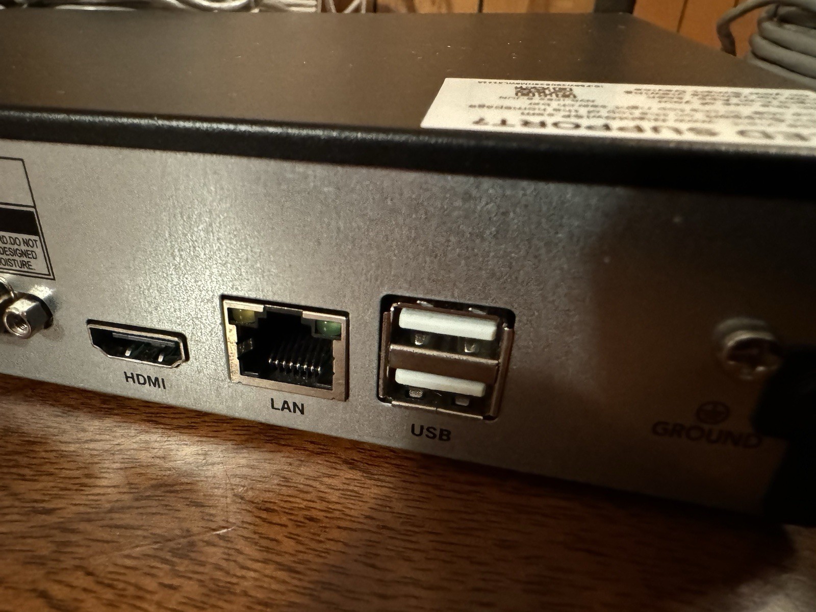 4k Night Owl NVR -ic82-8-jun 2tb Six Cw-ic8-bu-1s Cameras Full Security System.