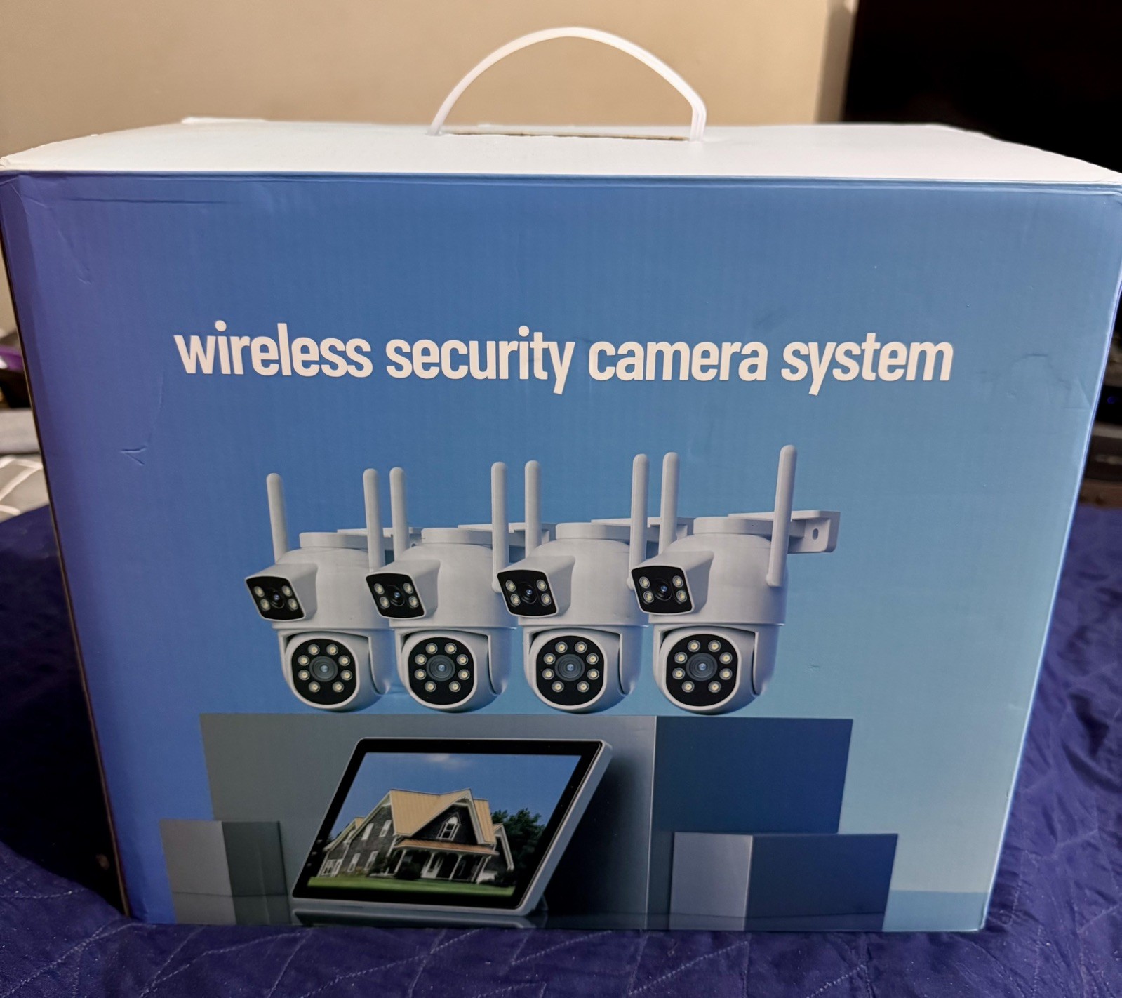 4MP Wireless Security Camera System Outdoor with Monitor for Home 10CH NVR HDD