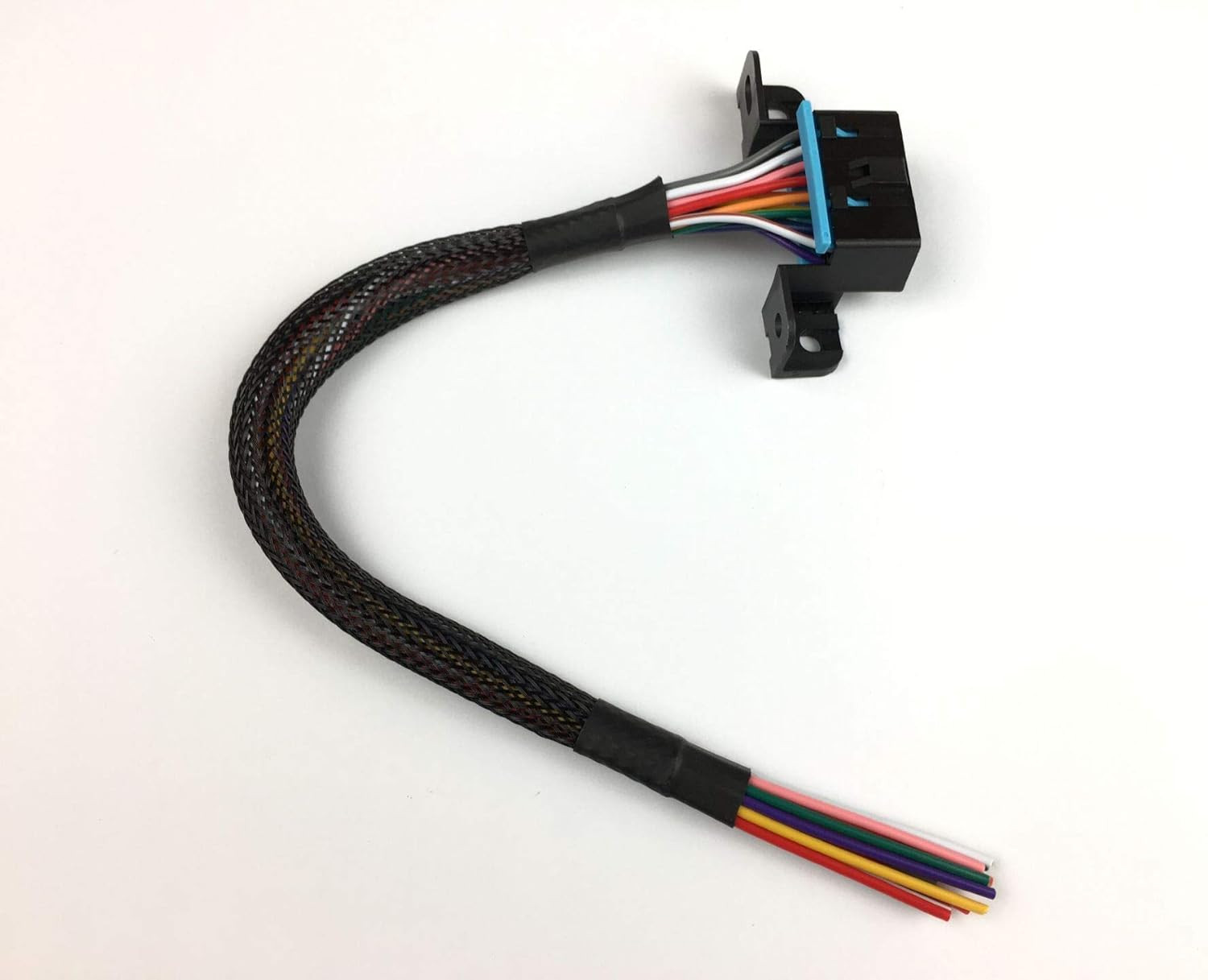 16PIN J1962F OBD2 Female to Open Cable OBDII Dash Port Pigtail Fixed Wire Harnes