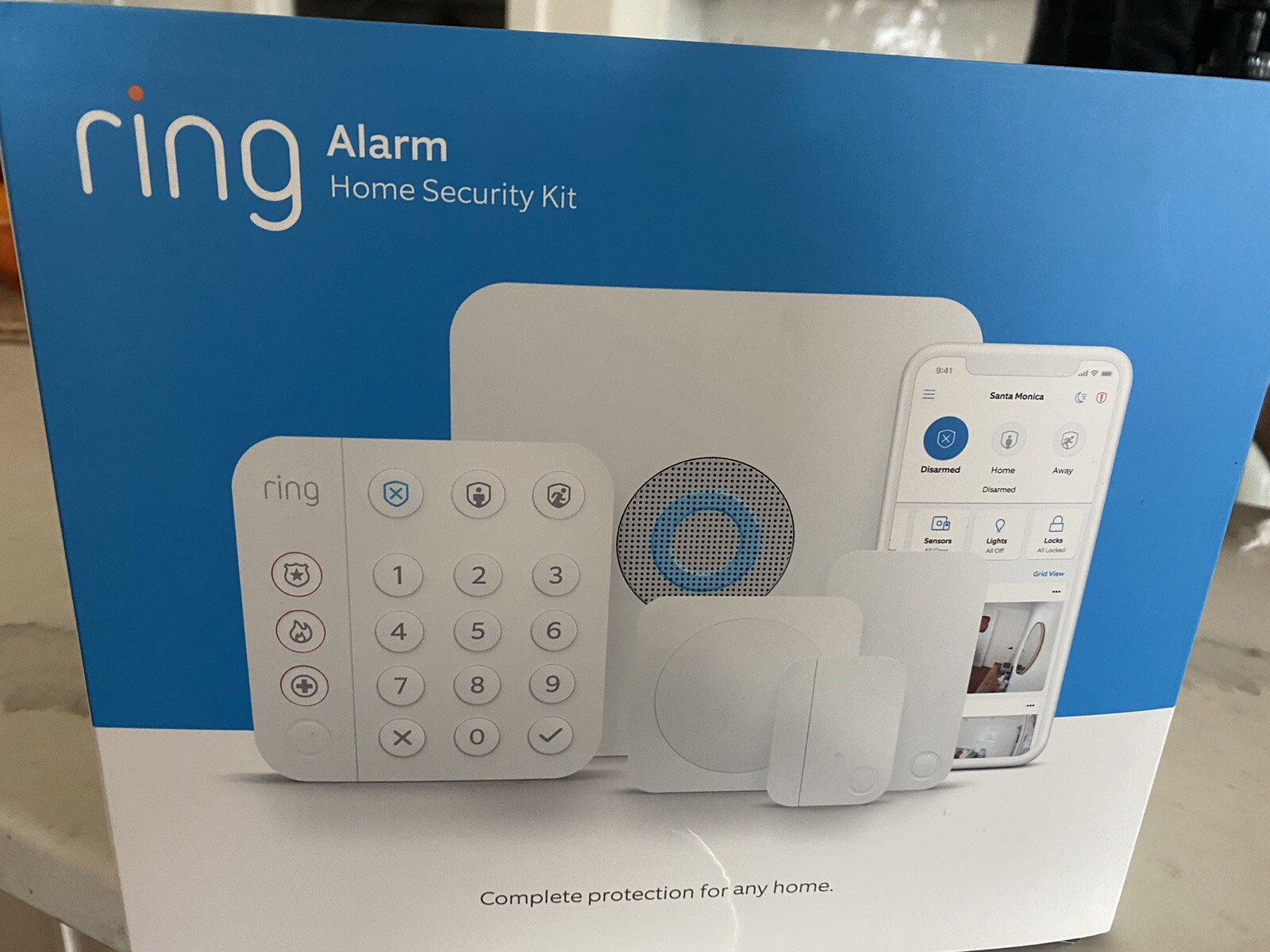 Ring Alarm 8-Piece Security Kit – White (4K18SZ-0EN0)