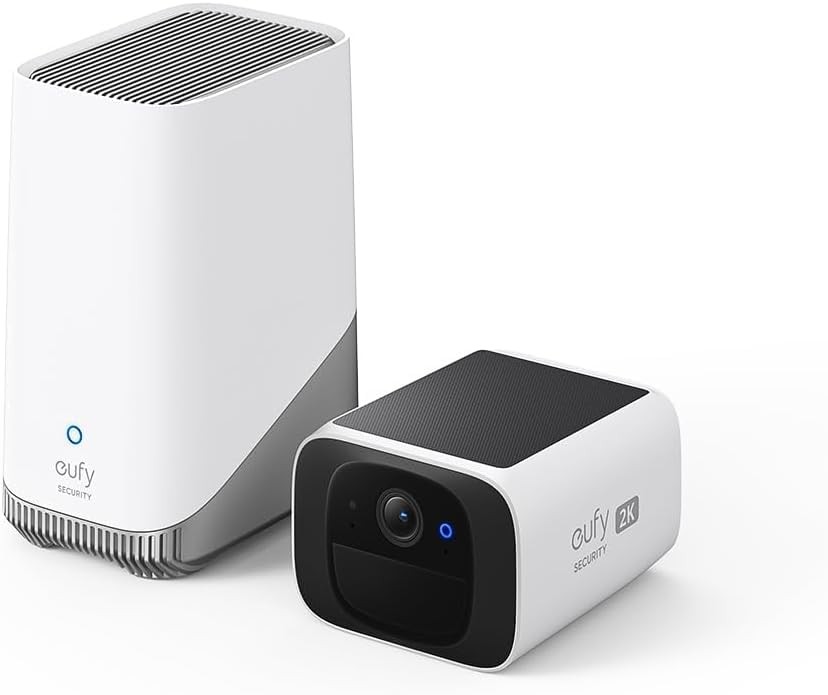 eufy Security S220 SoloCam with HomeBase 3,Solar Camera, Wireless…