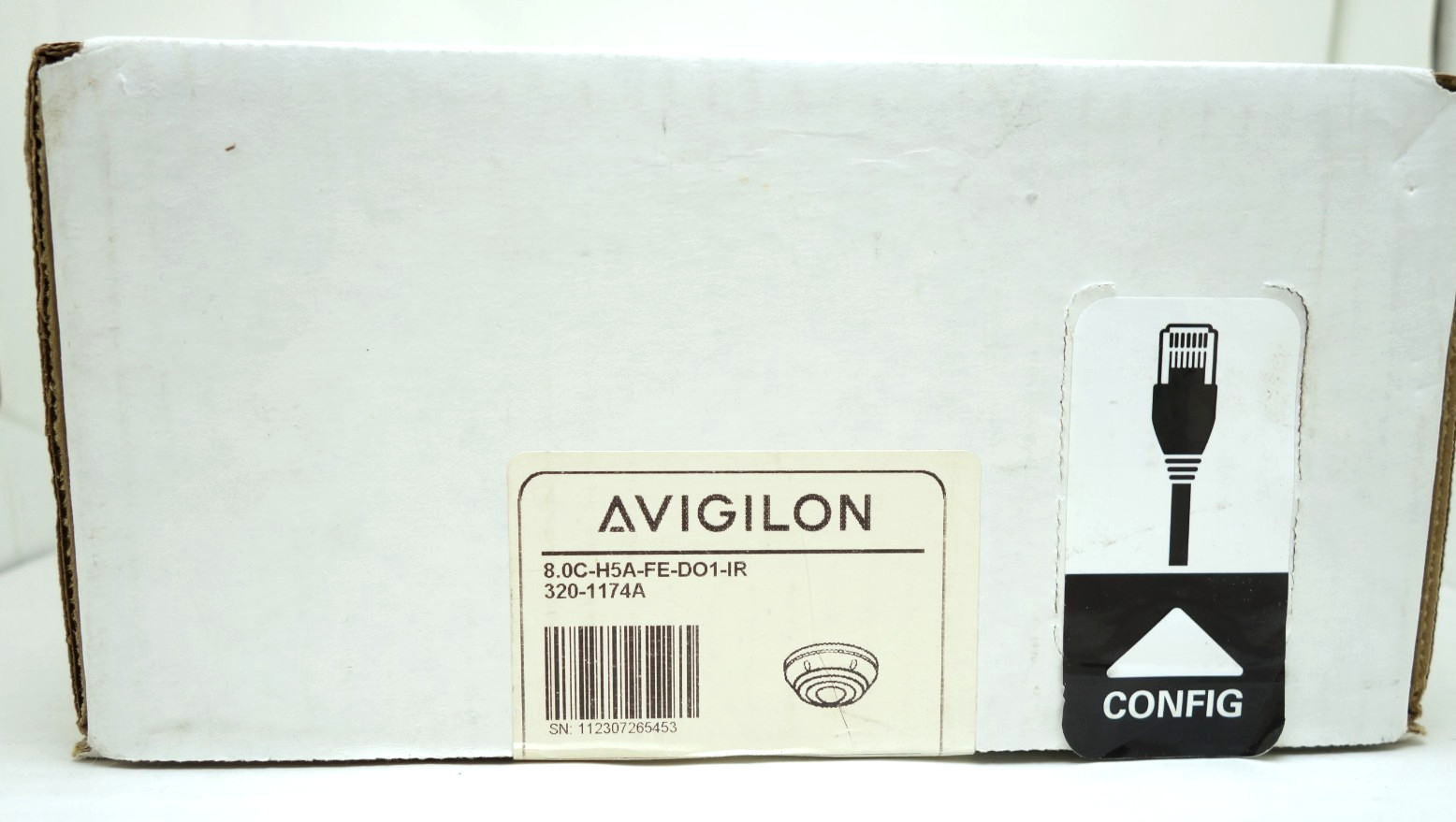 New Avigilon 8.0C-H5A-FE-DO1-IR 8MP IP IR Fisheye Panoramic Network Dome Camera