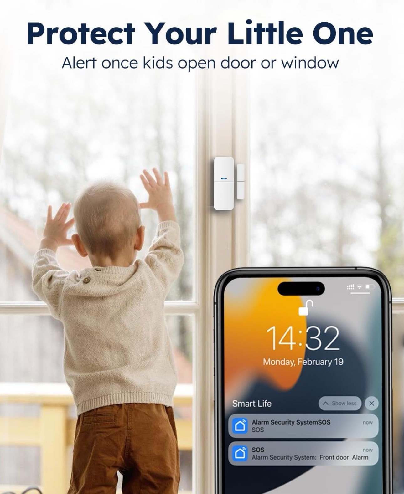 Comprehensive WiFi Security System – 8 Sensors, Smartphone Alerts & Expansion